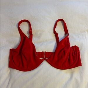 Shade and Shore Red bikini top